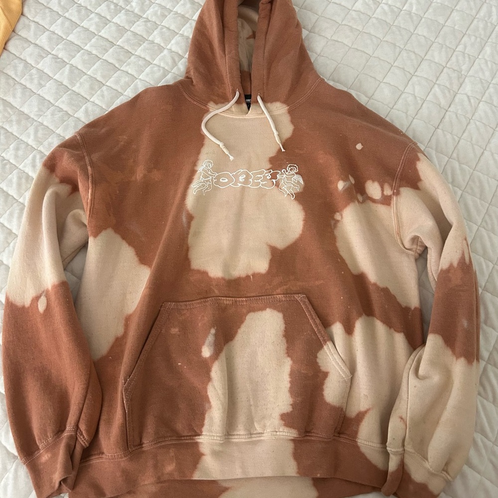 Obey tie dye hoodie